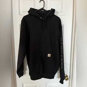 Carhartt Black Rain Defender Midweight Sweatshirt Hoodie